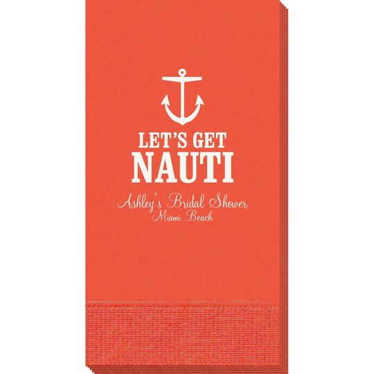 Let's Get Nauti Guest Towels
